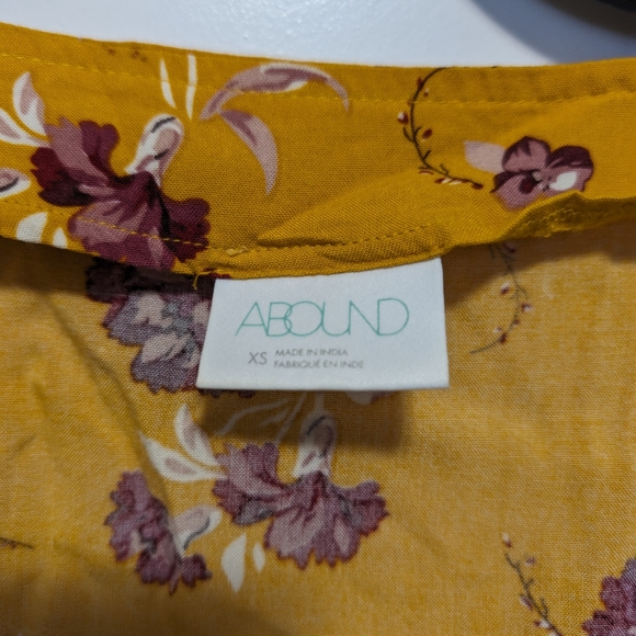 Abound Yellow/Mustard Long Sleeve Blouse - Picture 8 of 8